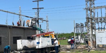 Fuerza trabajadora de CORPOELEC atiende eventualidad en la subestación eléctrica Federación en Zulia 11 Fuerza trabajadora de CORPOELEC atiende eventualidad en la subestación eléctrica Federación en Zulia