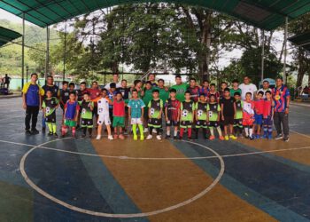 Más de 70 niños participaron en triangular de fútbol sala en el municipio Acosta de Monagas