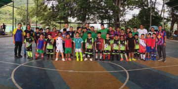 Más de 70 niños participaron en triangular de fútbol sala en el municipio Acosta de Monagas